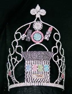 Making up theme pageant crowns and tiaras custom crowns crystal tiaras wholesale crowns supplier manufactuer pai crown
