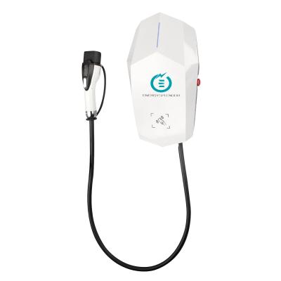 CE TUV Wall Mounted EV Charger 5m Cable EV Charging Pile