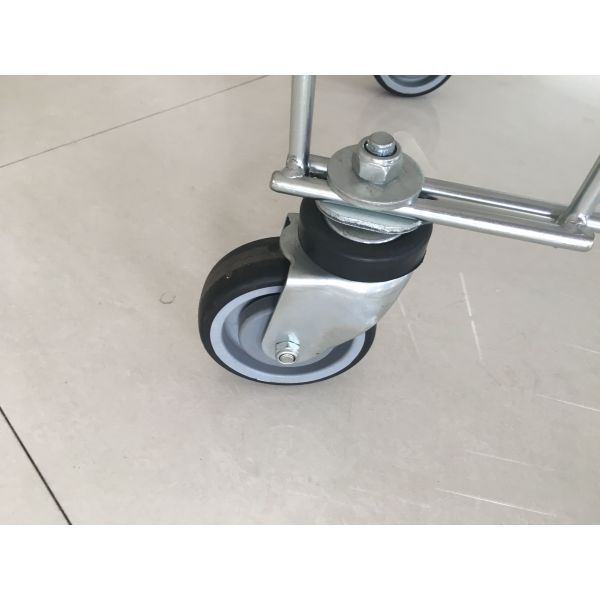 270 L Large Capacity Supermarket Grocery Shopping Cart With 4 Casters