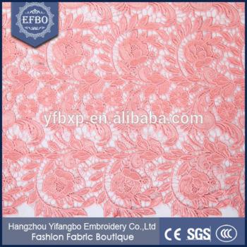 High quality 51"-52" width new design wedding embroidery lace/ guipure lace for fashion dress