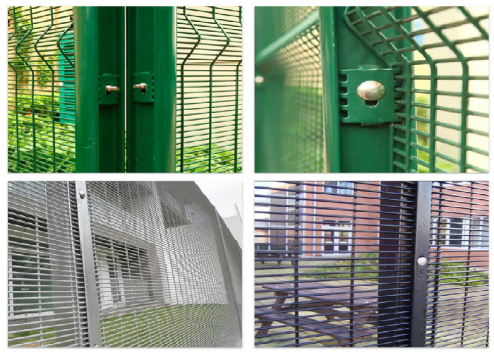 High Security Anti Climb 358 Fence For Prisons Airports Border Perimeters