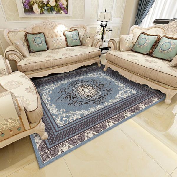 Household Polyester Living Room Floor Carpets Middle Eastern Style Dining Room Carpet