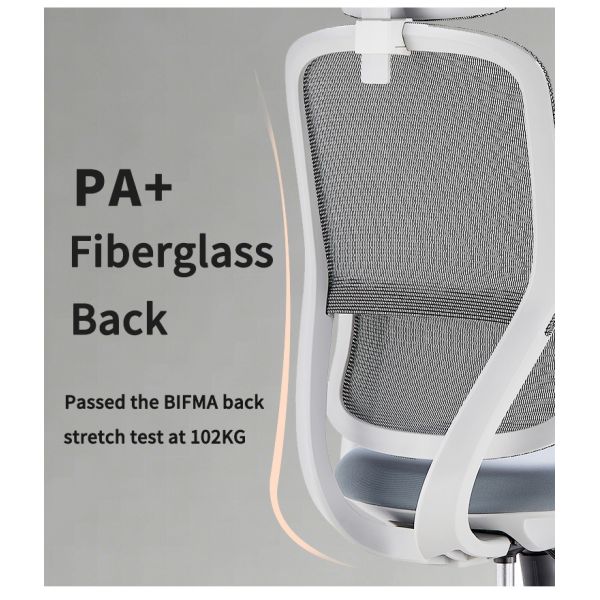 Breathable Mesh Back Executive Office Chair with Adjustable Height and 360 Swivel for Ergonomic Support