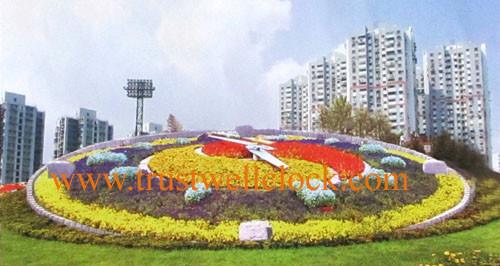 floral clock 4m diameters,flower clock,5m diameter,floral clocks 6m diameter,floral clock 7m diameter,slave wall clocks