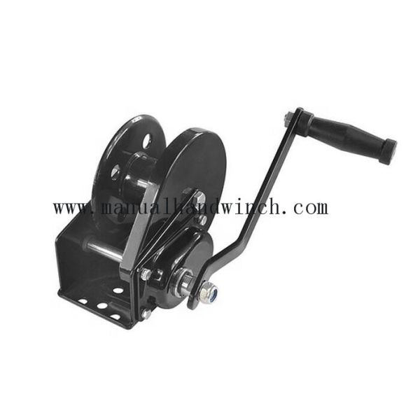 Customized Manual Marine Pulling Hand Winch / Automatic Brake Winch 1200lbs