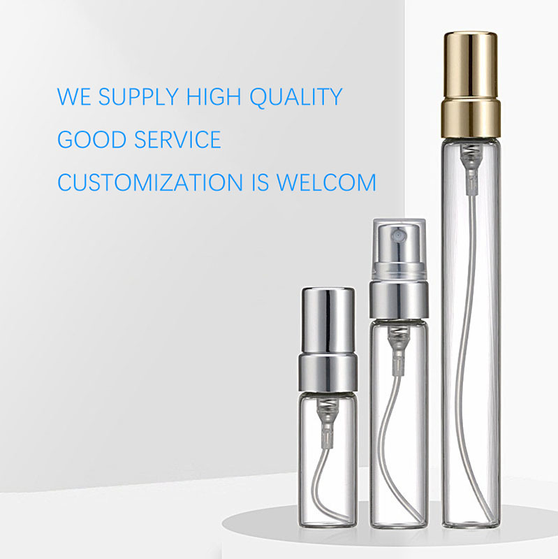 Magnet Cap Small Clear Glass Perfume Container Transparent Bottle Ideal For Perfume Oil Packaging Cell Phone 8618200982640