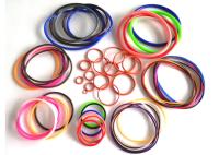 Le silicone résistant à la chaleur hydraulique en caoutchouc de cachetage du carburant AS568 a coloré des joints circulaires
