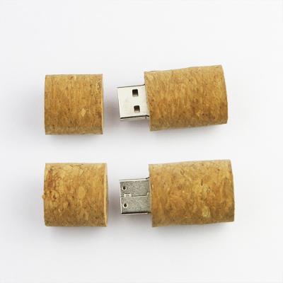 Movimentação instantânea de madeira 3,0 128GB 80MB/S de USB do bujão da garrafa de vinho tinto