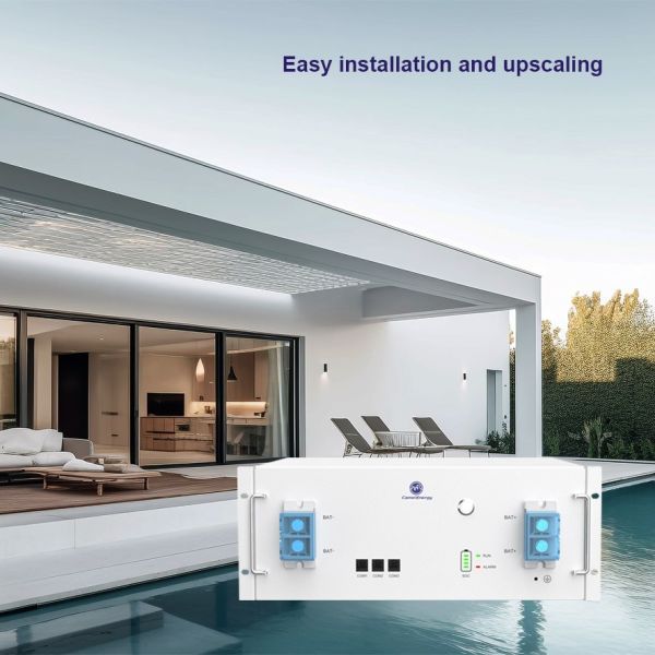 48V 150Ah Lithium Ion Battery Module 7.2kWh LiFePO4 Parallel Design 3000 Cycles