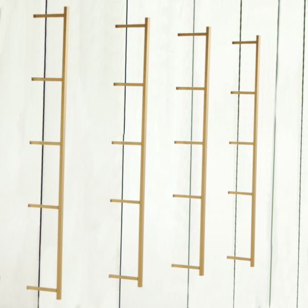 Gold Aluminum Wall Shelf