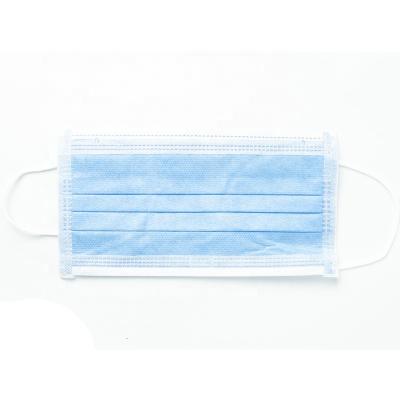 Elastic Head Loop 3 Layer Disposable Civilian Masks For Personal Care