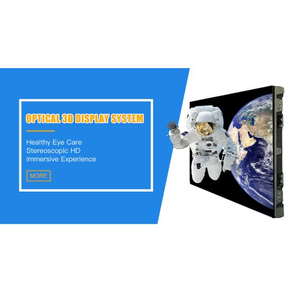 Polarized Light Indoor 3D LED Video Wall Display Panel Virtual Stereo Display Screen