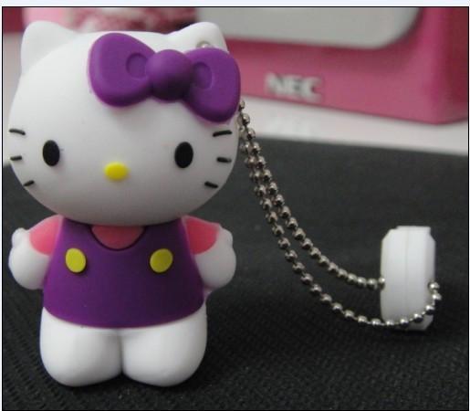 O flash bonito de USB conduz o usb dos desenhos animados de Hello Kitty