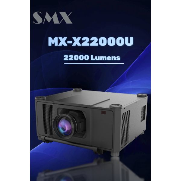 Premium Large Venue Laser Projector 22,000 Lumens, Motorized Lenses for 3D Mapping