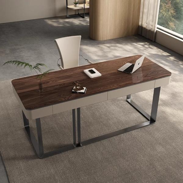 Study Room Solid Wood Writing Desk Office Wood Writing Desk With Drawers