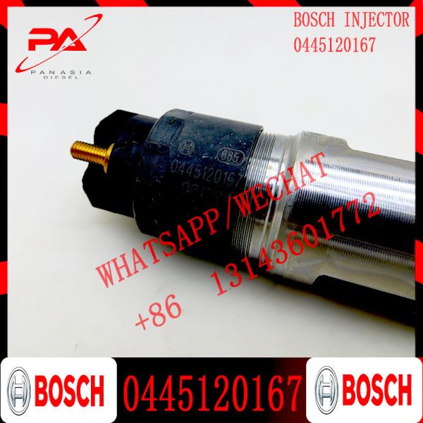 0445120167 Hot selling nozzle assembly common rail fuel injector 0445120167 for diesel engine