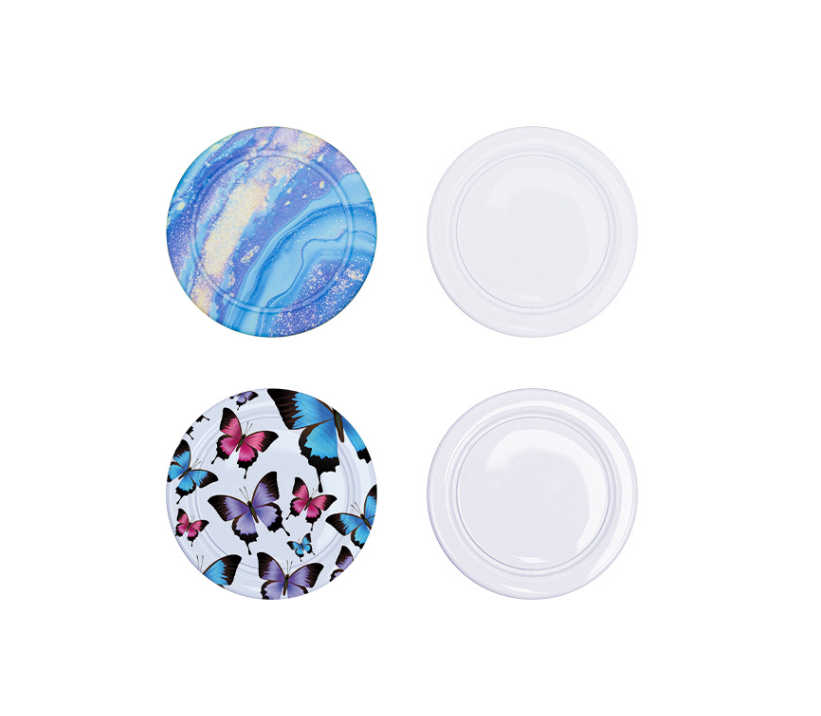 Foldable Blank 360° Rotatable Sublimation Magnetic Phone Holder DIY Custom Logo Adjustable Magsafe Ring Holder