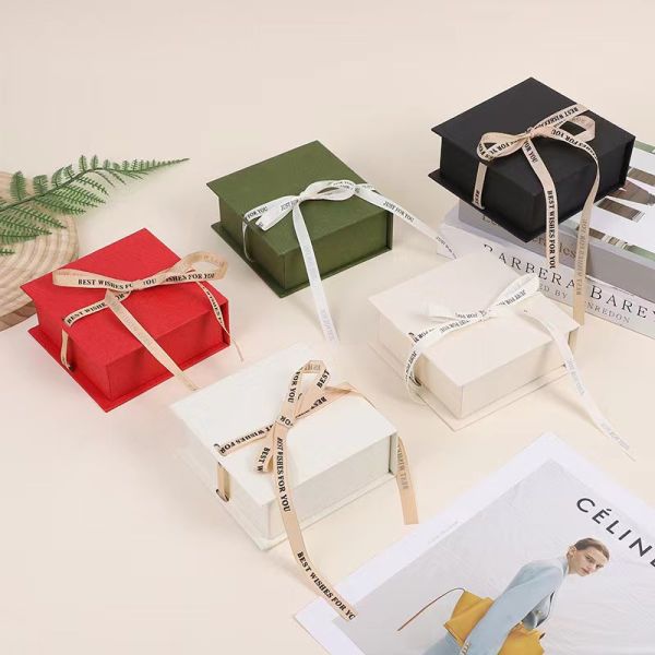 Customized Color Jewelry Packaging Sliding Gift Paper Drawer Box for Makeup Cosmetic