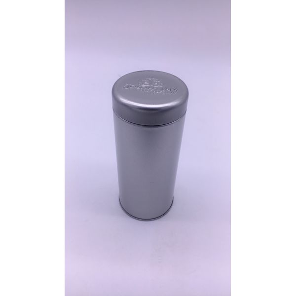Chemical Round Tin Box For Paint , Cylinder Packaging Child Resistant Round Biscuit Tin
