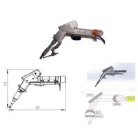 Machine de soudage laser à moteur unique portatif de 3000 W pour souder l'acier inoxydable