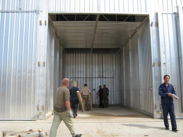Safety Wood Drying Equipment Bearing Structure Heat Insulation System