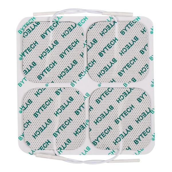 Square Muscle Stimulator Pads Pre Wire Type Tens Replacement Pads 5X5cm