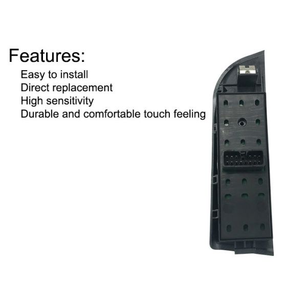 Four Door Passenger Side Window Switch Front Left Hyundai Accent Yellow Light