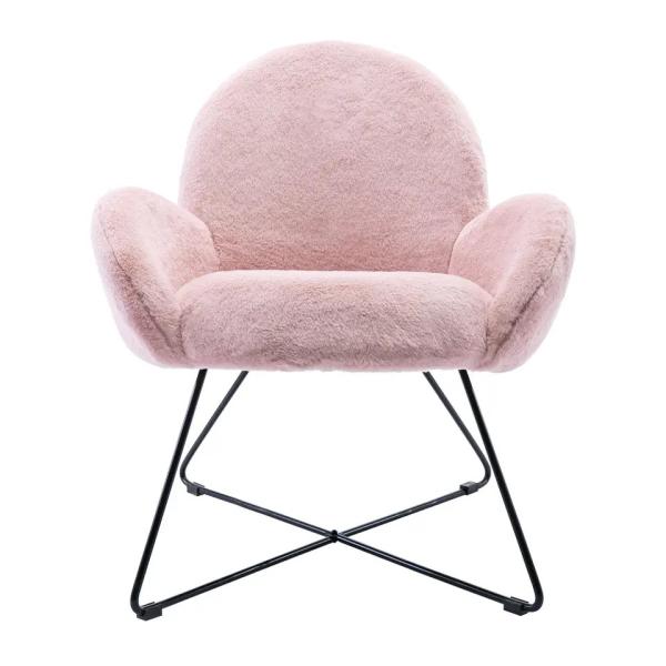Practical Antiwear Velvet Dinning Room Chairs , Anti Scratch One Seater Sofa Chair