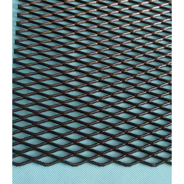 Plastic Coating Galvanized Steel Expanded Wire Mesh For Road Fence