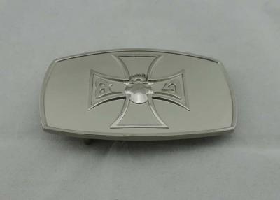 Zinc Alloy Custom Made Buckles Without Enamel , Nickel Plated For Awards