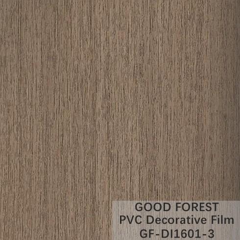 Partition PVC Decorative Film 0.25mm - 0.60mm Thickness Dark Grey Color
