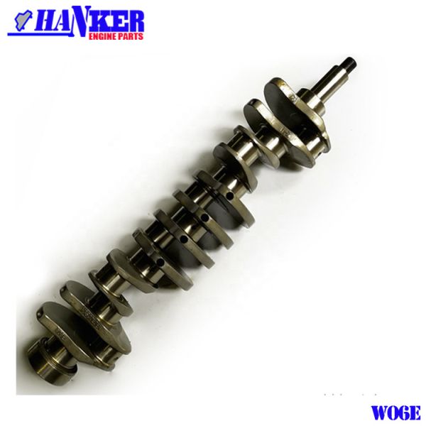 6 Cylinders Casting Crankshaft For Hino Engine Spare Parts W06E