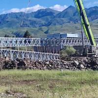 Pont en acier galvanisé à haute résistance / pont de structure en acier personnalisé