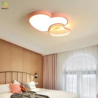 Criativo simples moderno coração-dado forma conduziu a luz de teto para a sala do quarto da sala de crianças