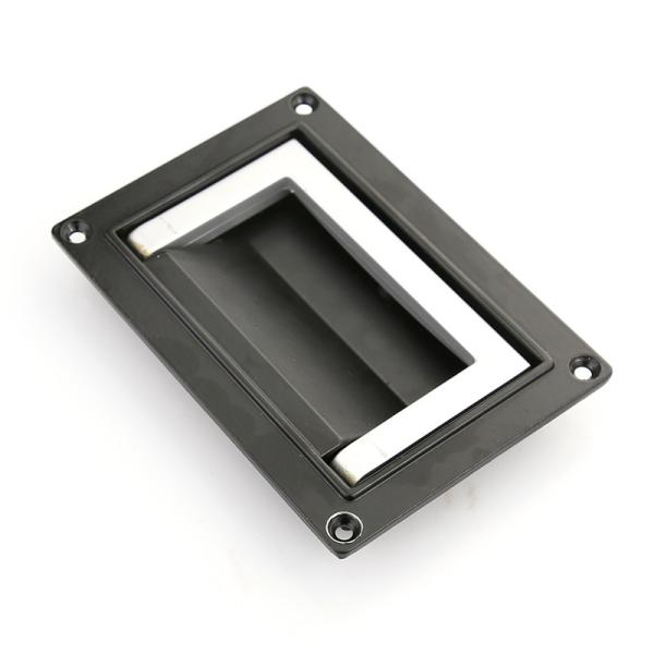 Electrical Cabinet Door Pull Handles Zinc Die Casting Material Spray Coating Surface