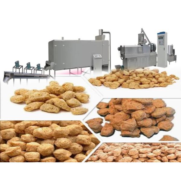 Automatic Soya Extruder Machine / Protein food production line