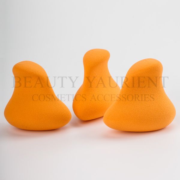 Patented Iron Shape Daily Powder Makeup Puff Sponge PU Materials