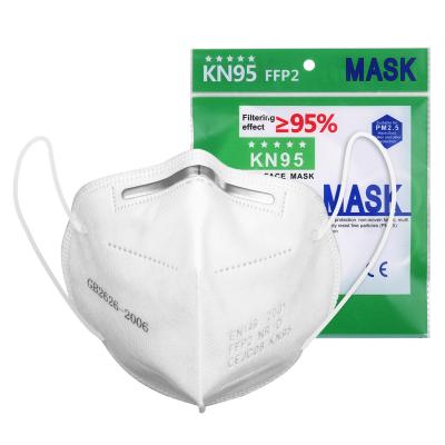 Breathable Anti Pollution Dust Mask Ffp2 Disposable Mask With Elastic Earloop