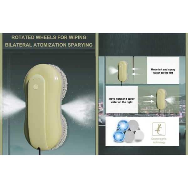 Advanced 24V Household Electric Window Cleaning Robot Vacuum Cleaner Huidi Noise 65dB