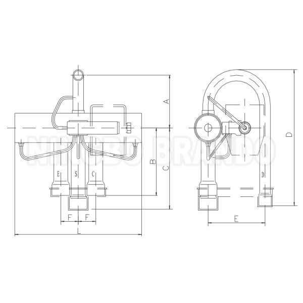 Refrigeration 4 Way Reversing Valve For Heat Pump Air Conditioning 220V 110V 24V