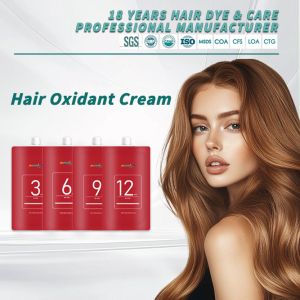 OEM Hair Color Manufacturer Hair Colour Cream Developer Smooth Moisturizing Oxidant Cream for Permanent Hair Lightening