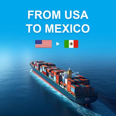 Transitaire maritime de conteneurs de porte à porte, aéroport à aéroport, des États-Unis vers le Mexique