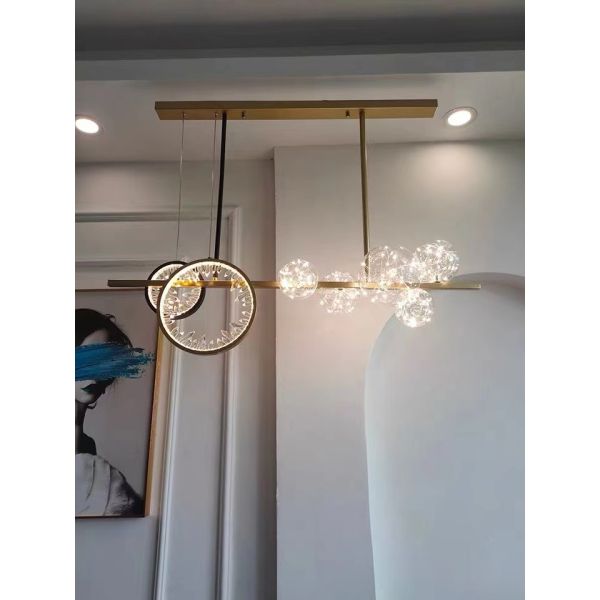 Modern Home Decor Glass ball Pendant Lights Bar Hotel Home Decorative Chandelier Hanging Lamp