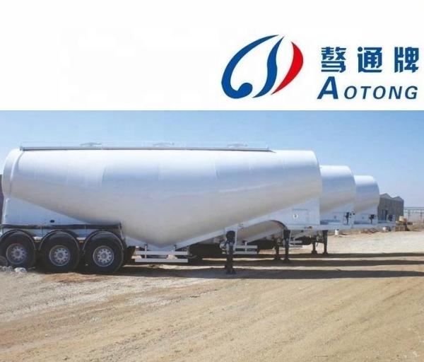 2/3/4 Axles 30-60cbm Air Compressor Bulker Carrier Silo Powder Bulk Cement Tank Semi Trailer