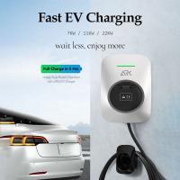 Residential Wallbox EV Charging Station Type 2 Type1 Plug OCPP 32A For Tesla