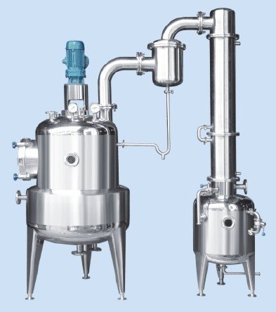 SUS304 / 316L Dairy Processing Vacumm Decompressing Concentractor Compact Structure