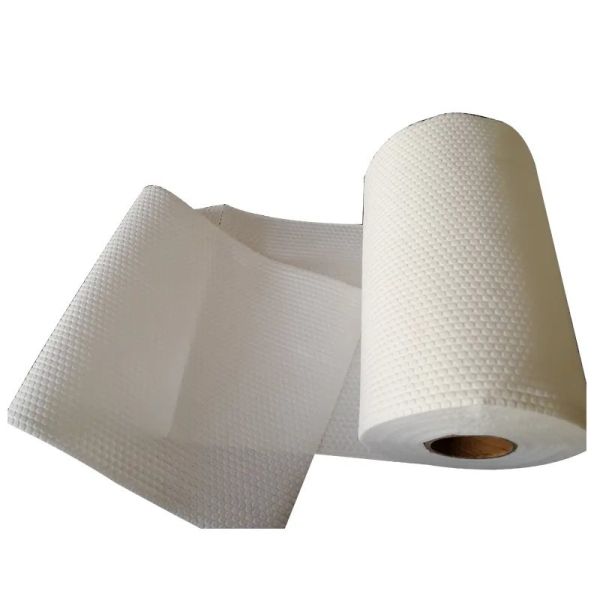 Des rouleaux industriels non toxiques, des serviettes lourdes en relief.