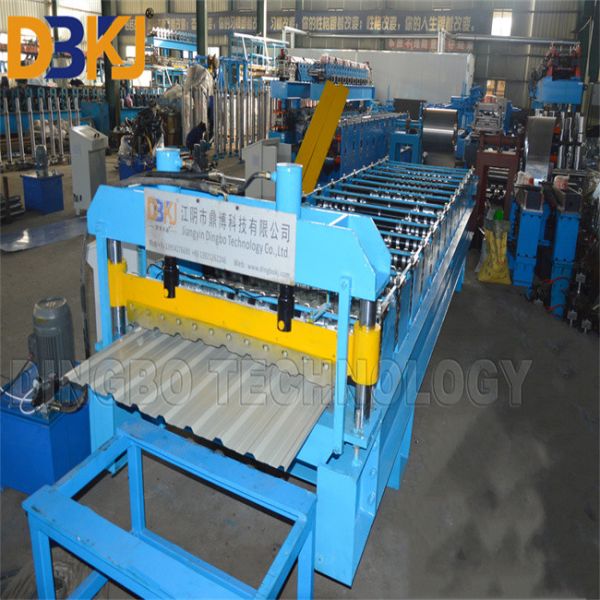 Colored Steel Plate Metal Roofing Roll Former Galvanized Board