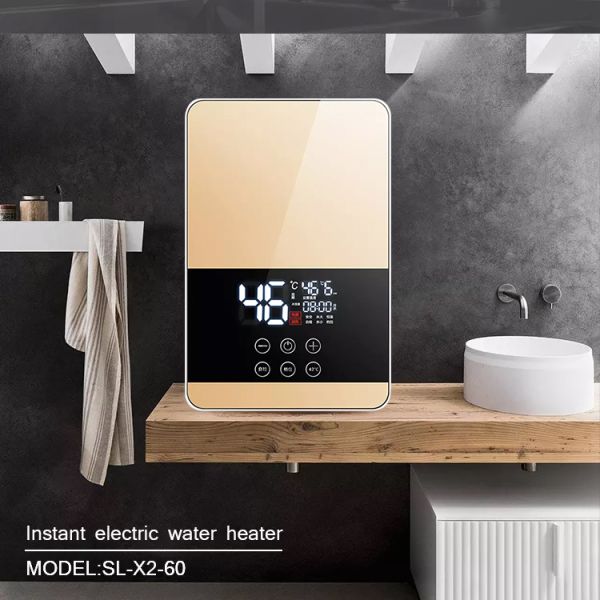 Hotel Instant Hot Water Heater Tankless 220 Volt 6KW For Bath Shower