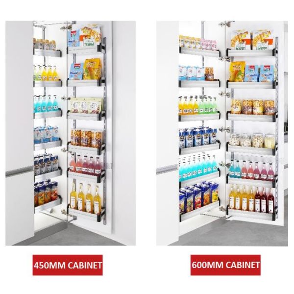 Large Magic Corner Stainless Steel Kitchen Basket Kitchen Rack Linkage 4 - 6 Layers